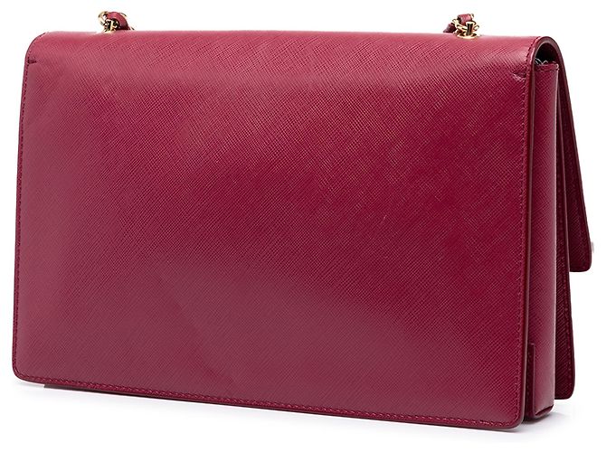 Salvatore Ferragamo Ferragamo Red Medium Leather Vara Ginny Crossbody Rot Bordeaux - Ansicht 2
