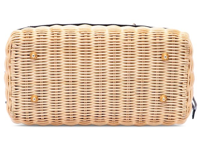 Dior Brown Medium Wicker Oblique Lady Dior Braun Hellbraun - Ansicht 3