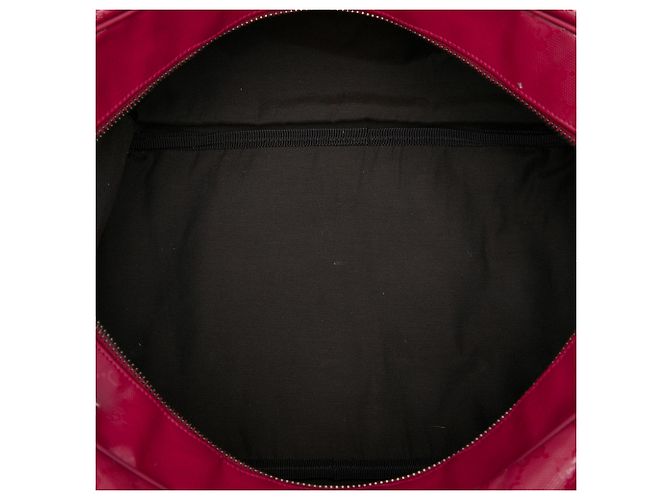Bolso Duffle Gucci Rojo Grande GG Estampado Roja - vista 4