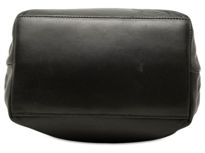 Borsa LOEWE Anagram in nappa nera Nero - vista 3