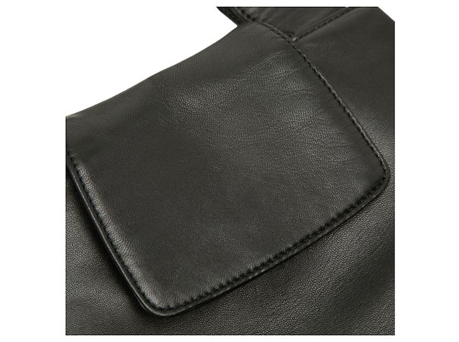 Borsa LOEWE Anagram in nappa nera Nero - vista 6