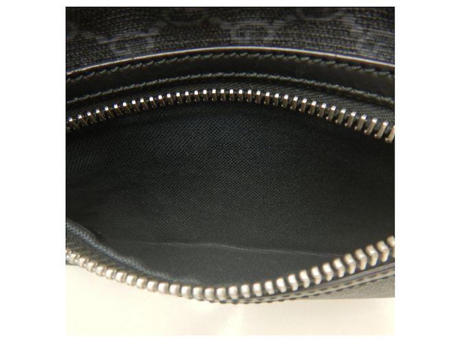 Borsa a tracolla Gucci in tela GG Supreme nera Nero - vista 19