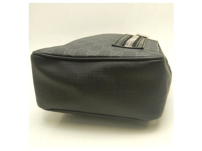 Borsa a tracolla Gucci in tela GG Supreme nera Nero - vista 5