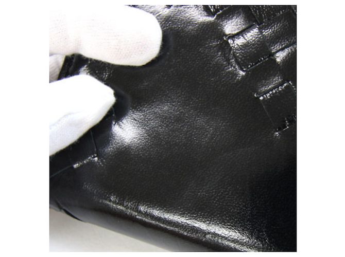 Portafoglio lungo in pelle nera Bottega Veneta Nero - vista 5