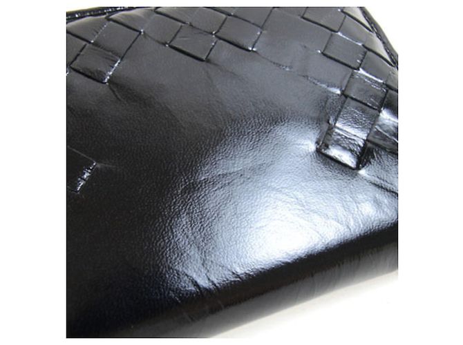 Portafoglio lungo in pelle nera Bottega Veneta Nero - vista 6