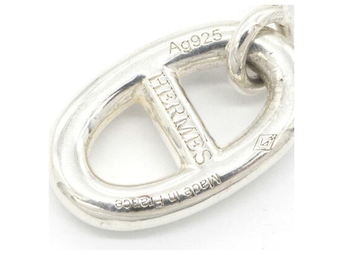 Hermès Orecchini a catena oscillante Hermes Farandole PM in argento sterling 925 - vista 5