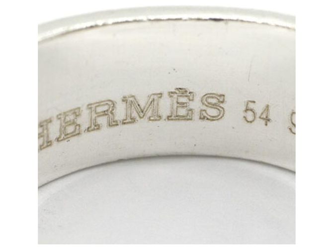 Ring Hermès Anello a fascia Hermes Vintage in argento sterling - vista 4
