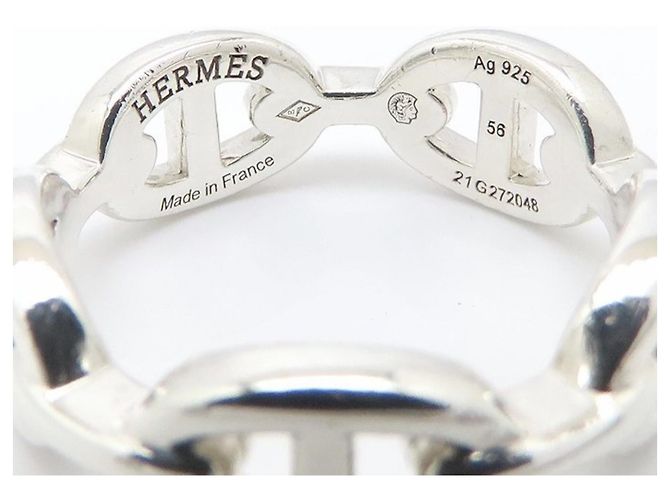 Ring Hermès Bague HERMES Chaine d'Ancre Enchainée - vue 5