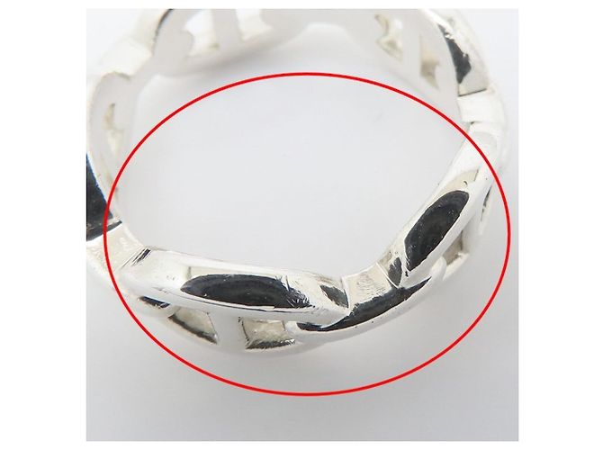 Ring Hermès Bague HERMES Chaine d'Ancre Enchainée - vue 6