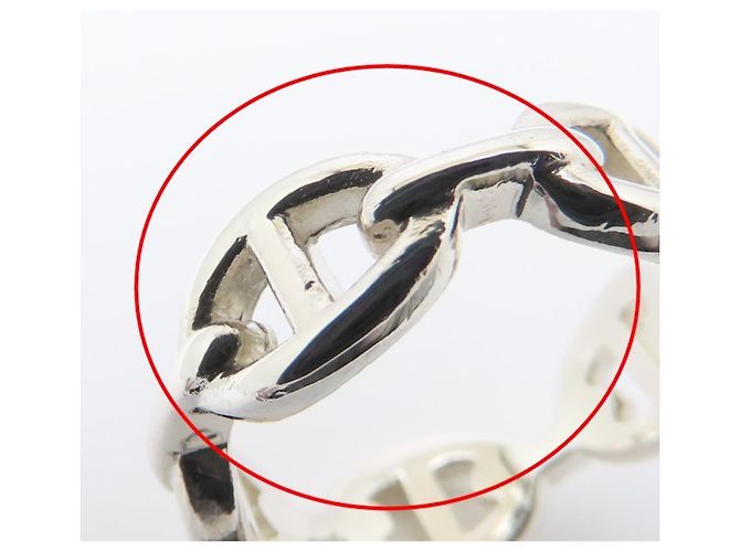 Ring Hermès Bague HERMES Chaine d'Ancre Enchainée - vue 8