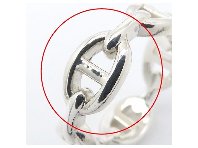 Ring Hermès Bague HERMES Chaine d'Ancre Enchainée - vue 9
