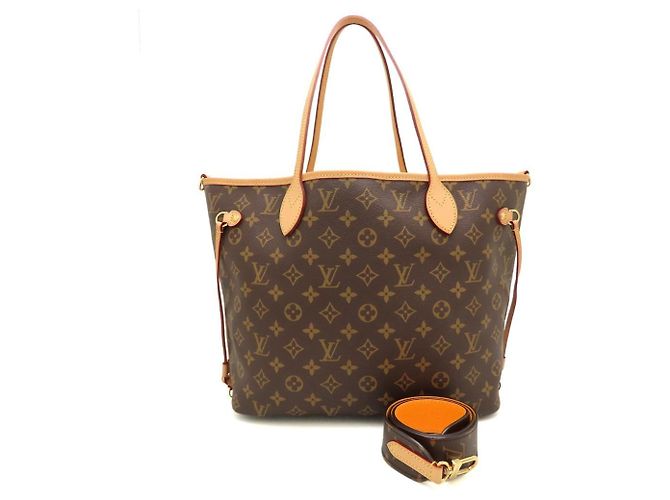 Bolso Tote Louis Vuitton Monogram Neverfull Castaño - vista 20