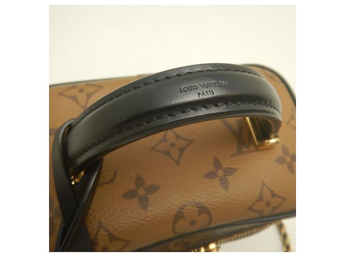 Louis Vuitton Monogram Reverse Vanity NV PM Handbag Brown - view 10