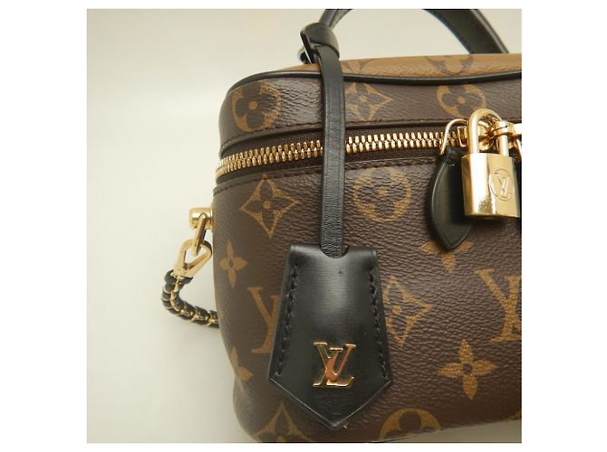 Louis Vuitton Monogram Reverse Vanity NV PM Handbag Brown - view 11