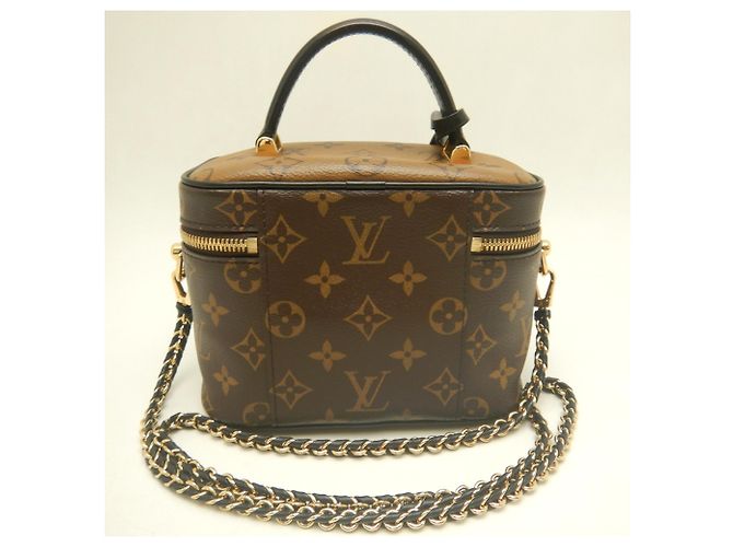 Louis Vuitton Monogram Reverse Vanity NV PM Handbag Brown - view 3