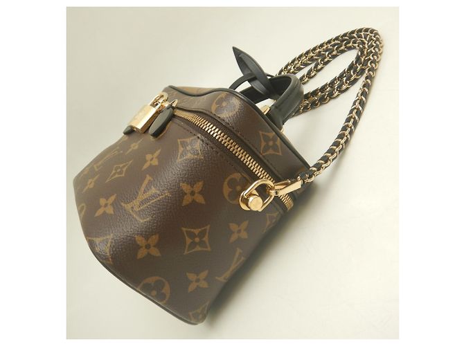 Louis Vuitton Monogram Reverse Vanity NV PM Handbag Brown - view 4
