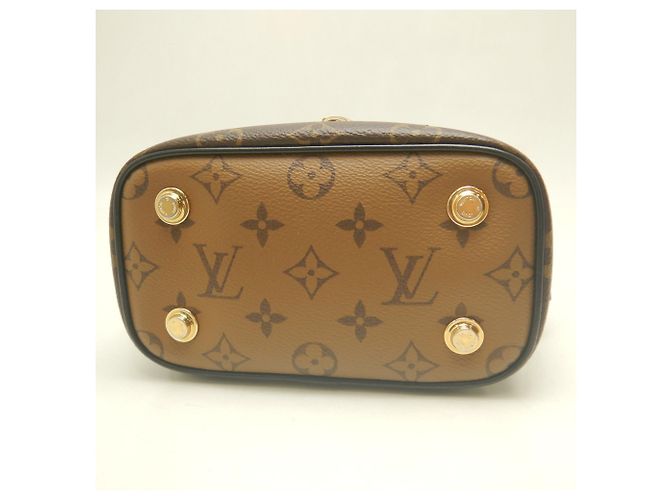 Louis Vuitton Monogram Reverse Vanity NV PM Handbag Brown - view 9