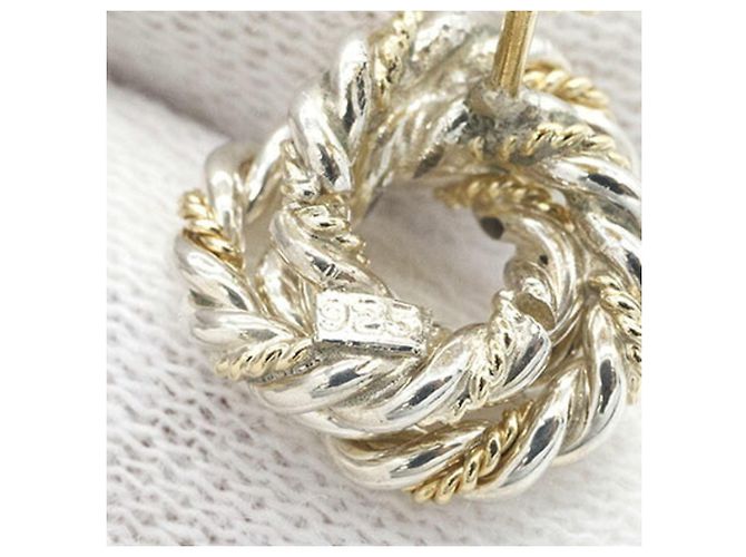 Autre Marque Tiffany & Co. Twist Rope Stecker-Ohrringe - Ansicht 5