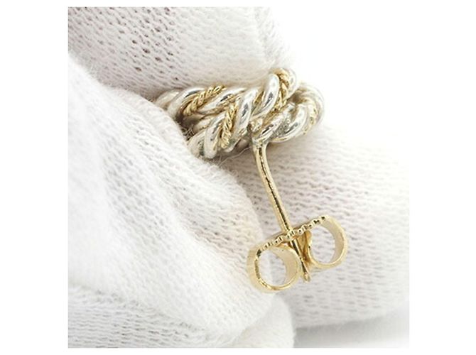 Autre Marque Tiffany & Co. Twist Rope Stecker-Ohrringe - Ansicht 6