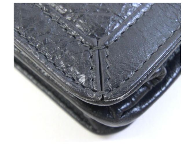 Balenciaga Pochette/Borsa a tracolla in pelle grigio scuro Grigio antracite - vista 3