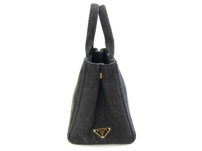 Prada Canapa Mini Handtasche 1BG439 Schwarz - Ansicht 3