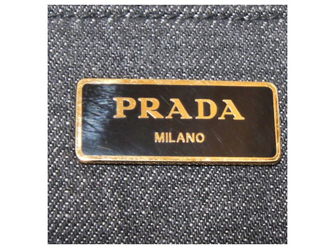 Prada Canapa Mini Handtasche 1BG439 Schwarz - Ansicht 5