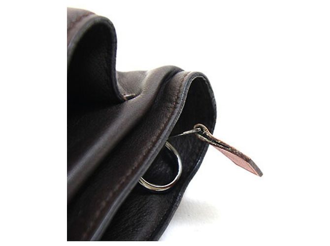 Hermès Saco Tote Hermes Caravan Horizontal MM Marrom - vista 8