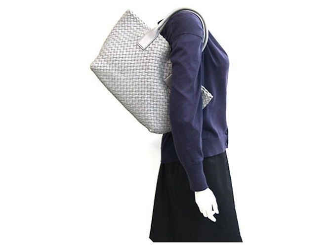 Borsa Tote Intrecciato Bottega Veneta Marrone - vista 9
