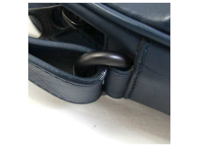 Borsa a tracolla Bottega Veneta Intrecciato Navy - vista 9