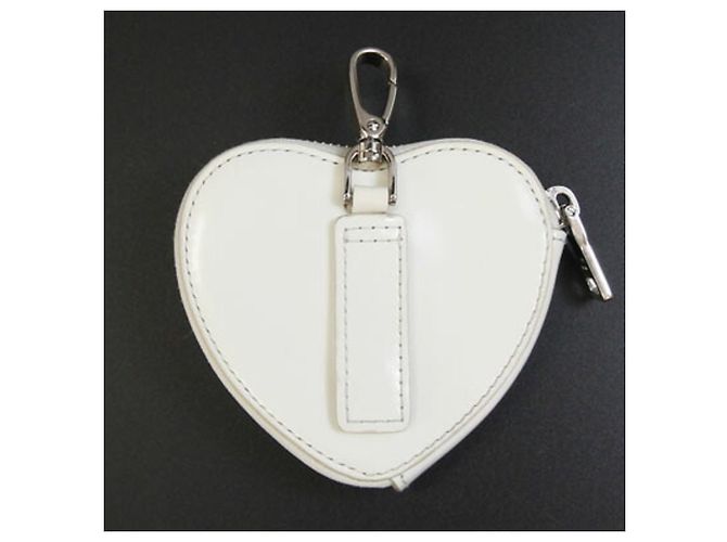 Bolsa de mão Prada em couro branco - vista 2
