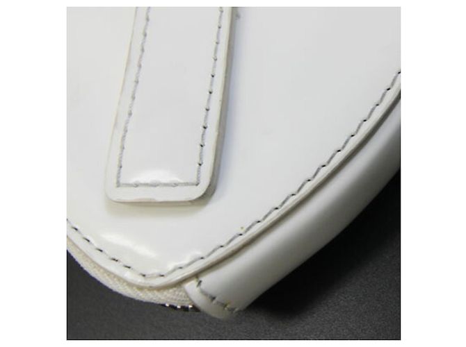 Bolsa de mão Prada em couro branco - vista 5