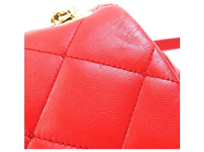 Dolce & Gabbana Schultertasche aus rotem Leder - Ansicht 5