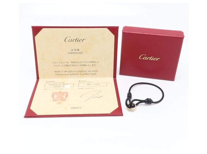 Pulseira Cartier Trinity Preto Dourado - vista 3