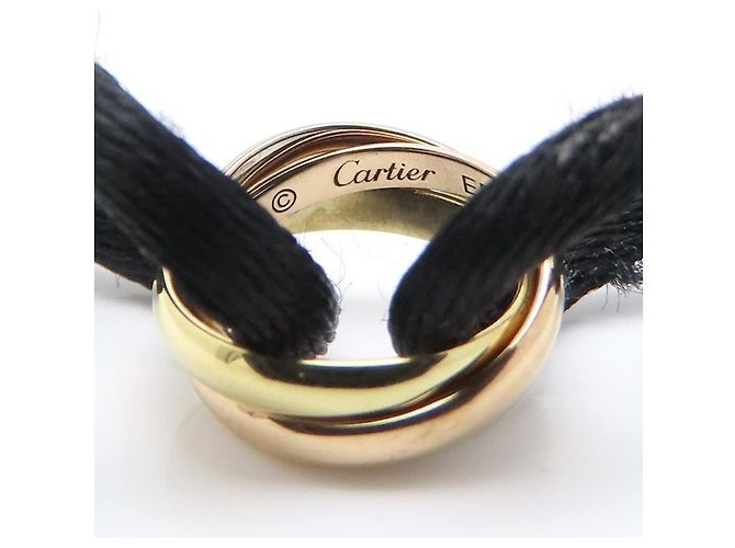 Pulseira Cartier Trinity Preto Dourado - vista 5
