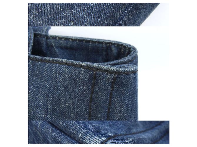 Bolsa Prada Canapa em denim azul - vista 4