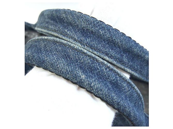 Bolsa Prada Canapa em denim azul - vista 5