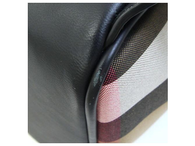 Zaino Burberry Jeff Check Marrone - vista 3