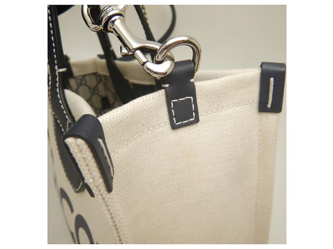 Mini Tote Bag GUCCI Collection Lido Beige - vista 16