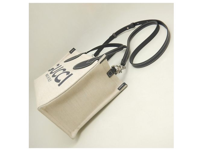 Mini Tote Bag GUCCI Collection Lido Beige - vista 4