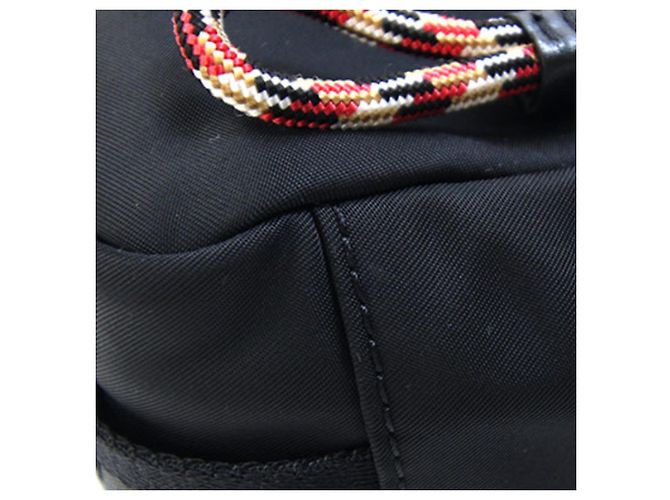 Borsa a tracolla Burberry in tela di nylon nera Nero - vista 5