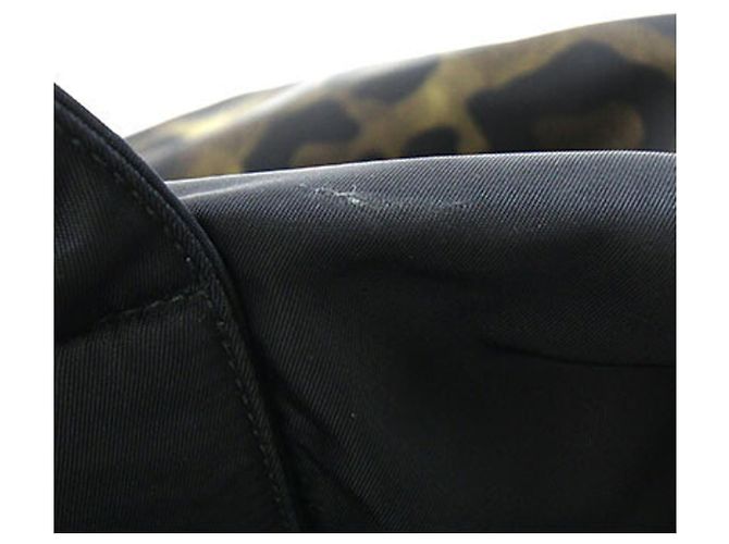 Bolso Tote Reversible Prada Negro Caqui - vista 7