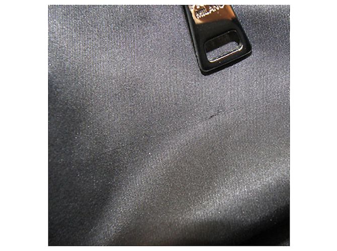Bolso Tote Reversible Prada Negro Caqui - vista 8