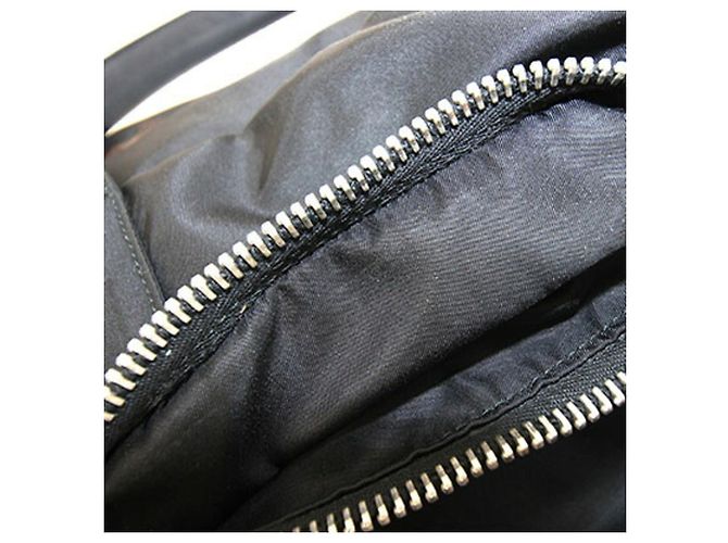 Bolso Tote Reversible Prada Negro Caqui - vista 9