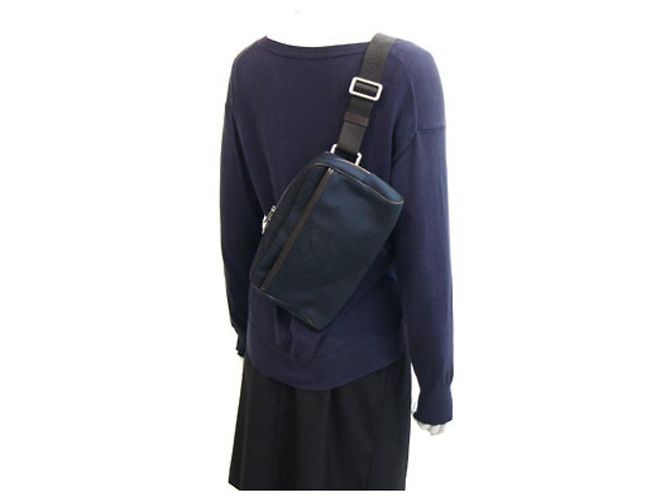 Bolso bandolera Louis Vuitton Damier Geant Acrobat Azul - vista 10