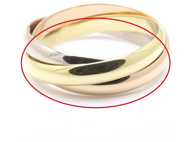 Bague Cartier Trinity - vue 10