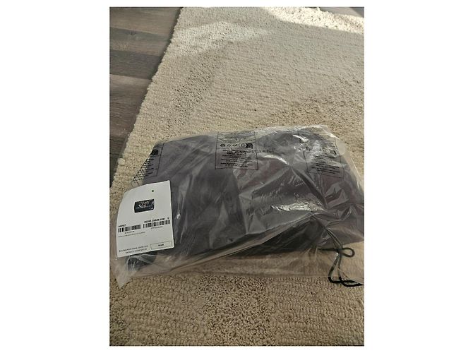 Borsa Balenciaga Monaco Chain Bag M in pelle di agnello nera Nero - vista 19