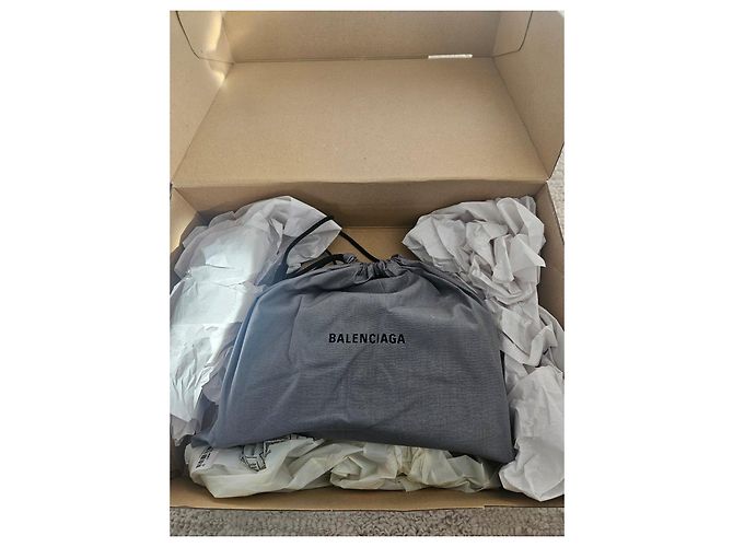 Borsa a tracolla in denim Balenciaga Blu - vista 15