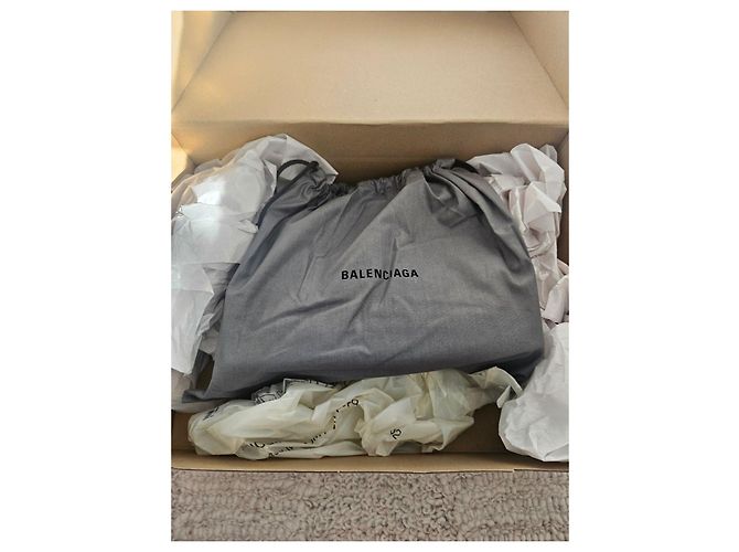 Borsa a tracolla in denim Balenciaga Blu - vista 16