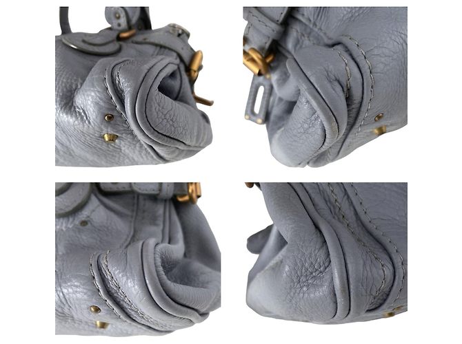Chloé Chloe Paddington Y2K in pelle azzurra GHW Blu - vista 11
