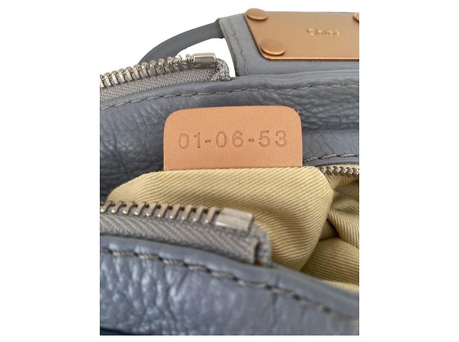 Chloé Chloe Paddington Y2K in pelle azzurra GHW Blu - vista 9
